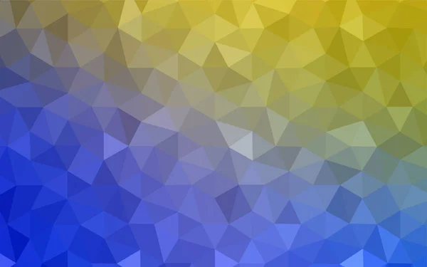 Světle Modrý Vektor Zářící Trojúhelníkové Pozadí Barevné Ilustrace Abstraktní Styl — Stockový vektor