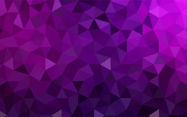 Тёмно Розовый Вектор Абстрактный Многоугольный Шаблон Современная Абстрактная Иллюстрация Треугольниками — стоковый вектор