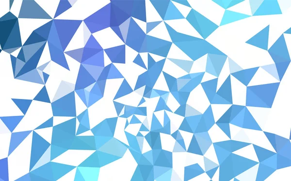 Hellrosa Blaues Vektorgradienten Dreiecksmuster Leuchtende Bunte Illustration Mit Dreiecken Bestes — Stockvektor