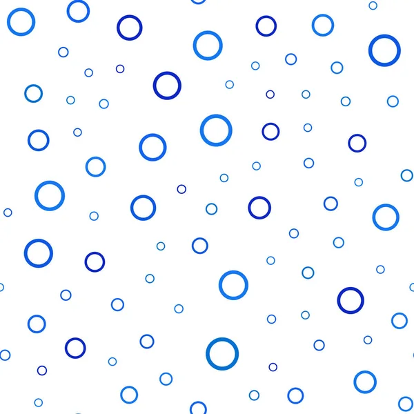 Светло Синий Вектор Безseamless Фон Пузырьками Иллюстрация Набором Ярких Красочных — стоковый вектор