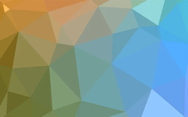 Light Blue Green Vector Polygon Abstract Background Inglês Ilustração Abstrata — Vetor de Stock