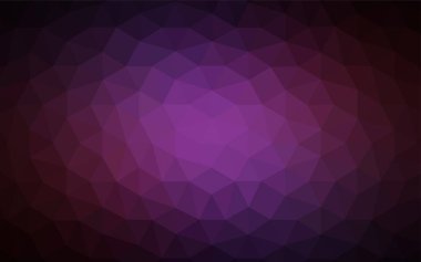 Koyu pembe, sarı soyut mozaik zemin vektör. Üçgen geometrik örnek gradyan ile. Web siteniz için köşeli tasarım.