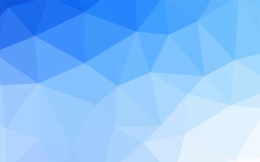 Açık mavi, vektör Çokgen zemin sarı. Geometrik şekil gradyan ile Origami tarzında. Desen için bir marka kitabın zemin.