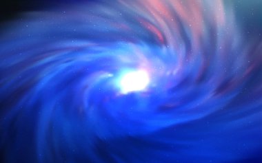 Samanyolu yıldızlı koyu mavi vektör dokusu. Bulanık dekoratif tasarım galaksi yıldızlarıyla basit bir stilde. Kozmik arkaplanlar için şablon.