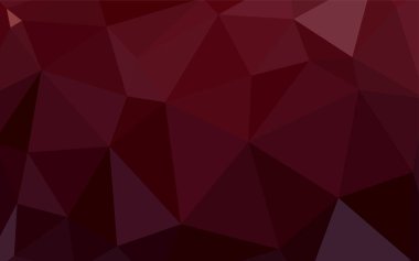 Işık turuncu vektör degrade üçgenler desen. Renkli resimde üçgenler ile soyut tarzda. Web siteniz için köşeli tasarım.