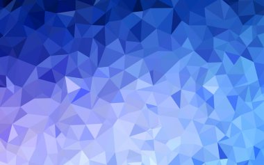 Pembe ışık, vektör üçgen düzen parlayan mavi. Gradyan ile poligonal soyut resim. Desen için bir marka kitabın zemin.