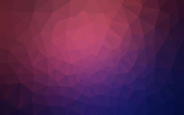 Koyu mor, pembe degrade üçgenler desen vektör. Gradyan ile Origami tarzında yaratıcı geometrik şekil. Web siteniz için köşeli tasarım.