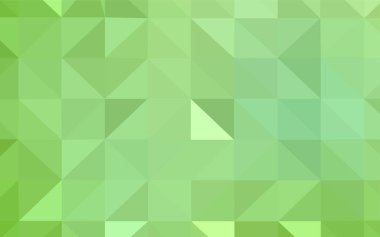 Üçgen kapak parlayan ışık yeşil vektör. Gradyan ile poligonal soyut resim. İşiniz için en iyi üçgen tasarım.