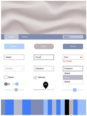 Açık mavi, sarı vektör tel kafes kiti soyut daireler ile. Degrade yarı ton mermer stiliyle yaratıcı çizimde. Bu web siteleri için kullanabileceğiniz şablon.