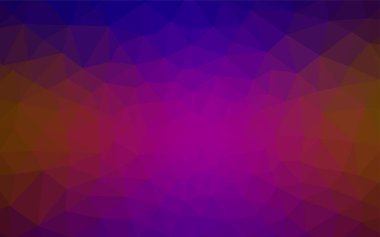 Koyu mavi, kırmızı parlayan üçgen zemin vektör. Üçgenler ile modern soyut resim. Cep telefonu arka plan için şablon.