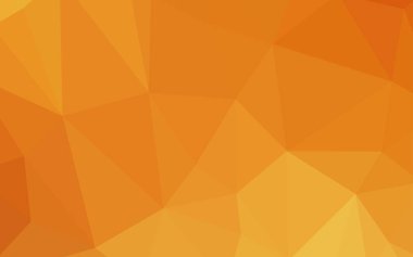 Işık turuncu vektör degrade üçgenler şablonu. Tamamen yeni bir renk illüstrasyon poligonal bir tarzda. İşiniz için yeni tasarım.