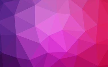 Hafif pembe vektör üçgen mozaik doku. Noktalı resim stili üçgenler ile yaratıcı çizimde. Tasarımınız için üçgen desen.