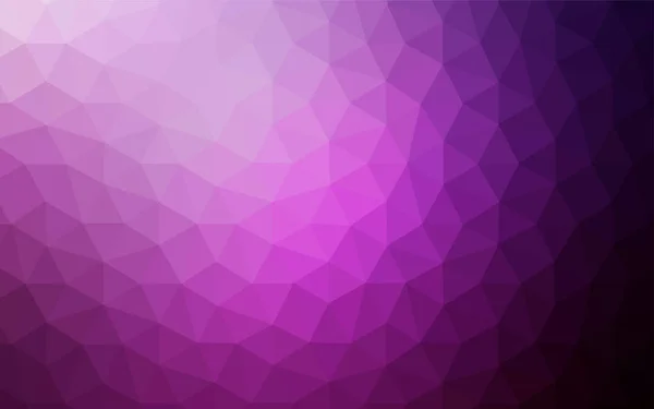 Dunkelrosa Vektor Polygonaler Hintergrund Kreative Illustration Halbtonstil Mit Dreiecken Ein — Stockvektor