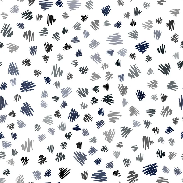 Mörkblå Vektor Sömlös Layout Med Platta Linjer Dekorativ Lysande Illustration — Stock vektor