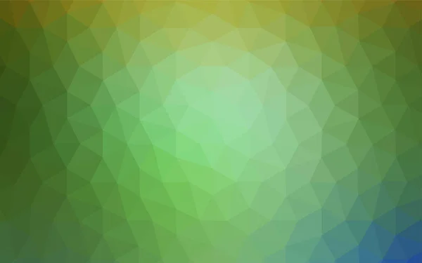 Modèle Polygonal Vecteur Bleu Foncé Illustration Créative Demi Teinte Avec — Image vectorielle