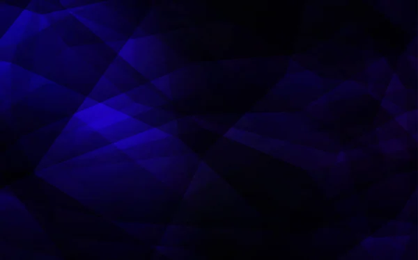 Темний Blue Векторний Багатокутний Фон Трикутна Геометрична Вибірка Градієнтом Повністю — стоковий вектор