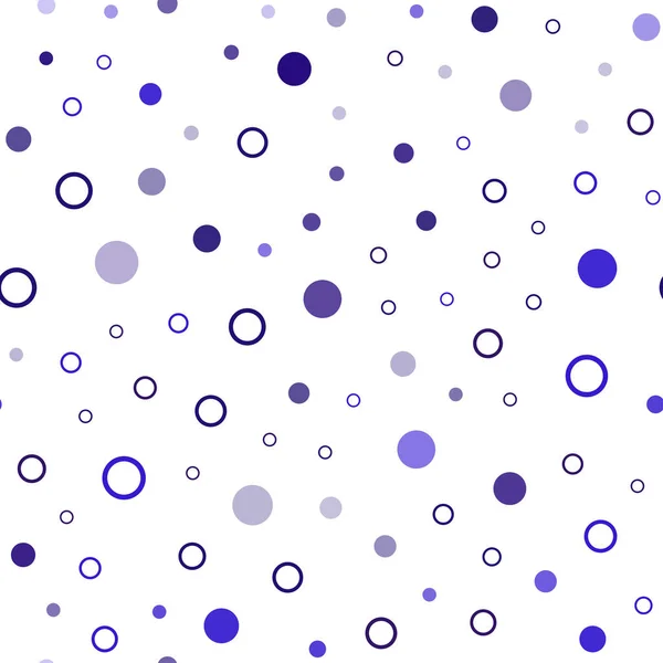 Světle Růžová Modré Bezešvé Pozadí Vektor Tečkami Krásné Barevné Ilustrace — Stockový vektor