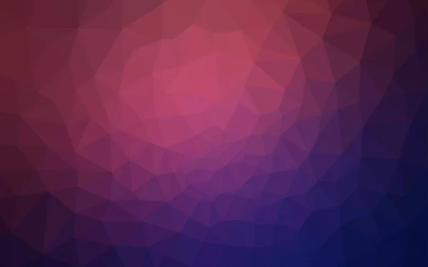 濃い紫色 ピンク グラデーション三角形パターンをベクトルします グラデーションで折り紙のスタイルで創造的な幾何学的な図 Web サイトの多角形デザイン — ストックベクタ