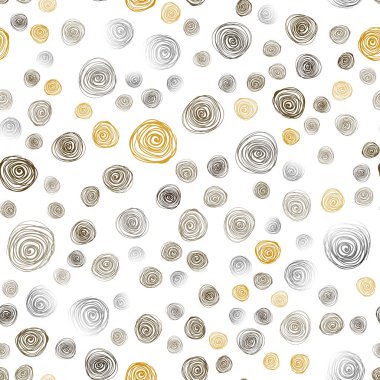 Koyu turuncu vektör sorunsuz soyut doodle duvar kağıdı. Yeni renkli resimde doodle tarzı çiçekli. Doodle tasarım web siteniz için kullanılabilir.