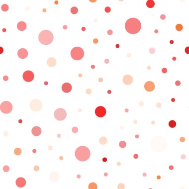 Işık kırmızı, sarı vektör sorunsuz düzen daire şekilleriyle birlikte. Bulanık damla Glitter soyut Illustration yağmur. Kartvizit, Web siteleri için şablon.