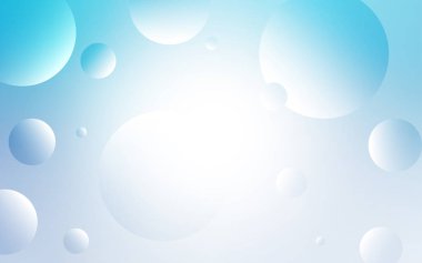 Kabarcıkları ile mavi vektör arka plan ışık. Kabarcıkları ile soyut tarzda bulanık dekoratif tasarım. Desen-ebilmek var olmak kullanılmış için güzel web siteleri.