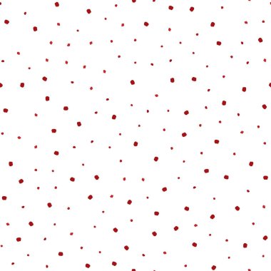 Işık kırmızı vektör küreler ile seamless modeli. Bulanık daireler doğa tarzı ile güzel renkli resimde. Desen tasarım pencere panjur, perdeler.