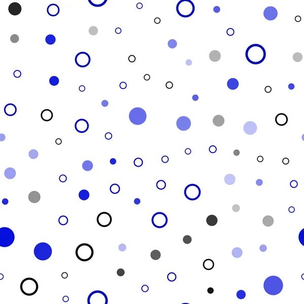 Světle Modrý Vektor Bezproblémové Rozložení Pomocí Kruhových Obrazců Moderní Abstraktní — Stockový vektor
