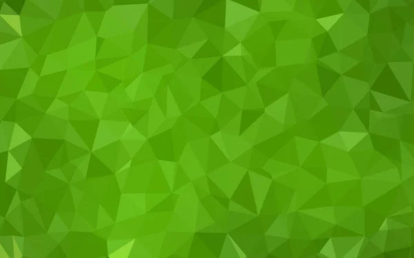 Hellgrüne Vektorgradienten Dreiecke Textur Ein Muster Mit Polygonalen Formen Bestes — Stockvektor