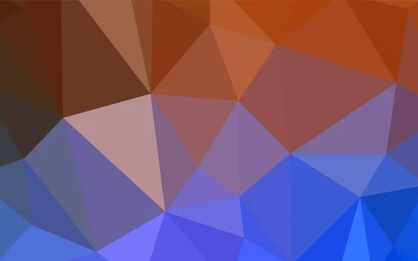 Светло Голубой Векторный Треугольник Мозаичной Текстурой Творческая Иллюстрация Полутоновом Стиле — стоковый вектор
