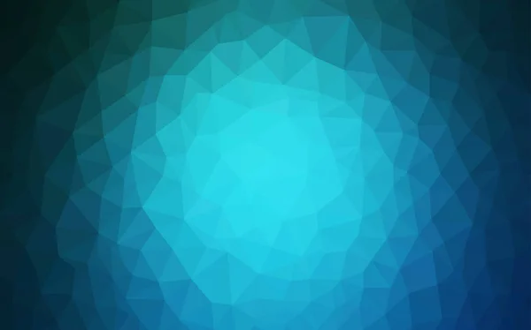 Hellblaue Vektor Abstrakte Polygonale Vorlage Eine Völlig Neue Farbillustration Polygonalen — Stockvektor
