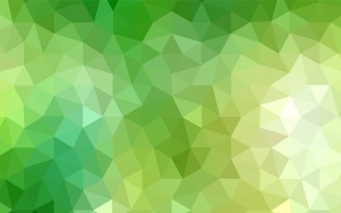 Koyu mavi parlayan üçgen kapak vektör. Noktalı resim stili üçgenler ile yaratıcı çizimde. Web siteniz için köşeli tasarım.