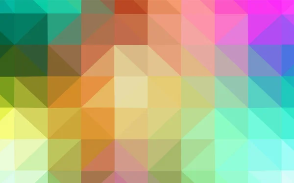 Световая Многоцветная Векторная Многоугольная Абстрактная Схема Треугольный Геометрический Образец Градиентом — стоковый вектор