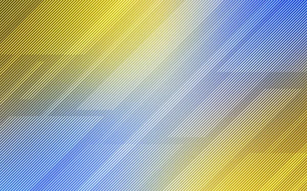 Hellblaue Gelbe Vektortextur Mit Farbigen Linien Verschwommenes Dekoratives Design Einfachen — Stockvektor