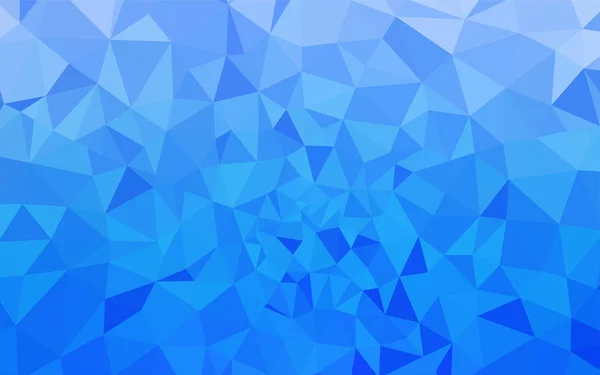Luz Azul Vector Polígono Fondo Abstracto Ilustración Abstracta Colorida Con — Vector de stock