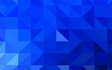 Hafif mavi vektör Çokgen arka plan. Üçgen geometrik örnek gradyan ile. Web siteniz için köşeli tasarım.