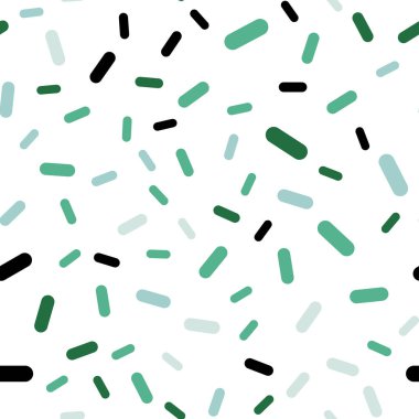 Açık mavi, yeşil vektör sorunsuz doku renkli çizgiler ile. Dekoratif illüstrasyon hatları ile soyut şablonunda parlayan. En iyi tasarım, reklam, poster, afiş için.