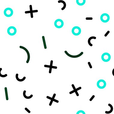 Işık yeşil vektör soyut şekilleri ile sorunsuz kapak. Beyaz arka planda kesintisiz degrade soyut çizgiler. Desen için modaya uygun Kumaş, duvar kağıtları.