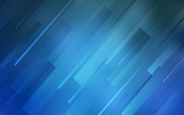 Düz çizgili ışık mavi vektör düzeni. Bulanık dekoratif tasarım hatları ile basit tarzı. Reklam, kitapçıklar, broşürler için şablon.