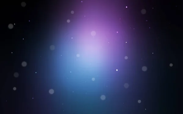 Темно Рожевий Синій Векторний Шаблон Колами Абстрактна Ілюстрація Кольоровими Бульбашками — стоковий вектор