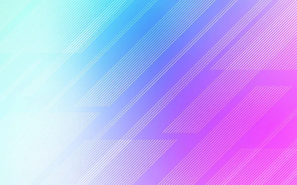 Hellrosa Blaue Vektortextur Mit Farbigen Linien Linien Auf Verschwommenem Abstrakten — Stockvektor