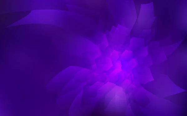 Темно Фіолетове Векторне Компонування Шестикутними Формами Абстрактна Ілюстрація Барвистими Гексагонами — стоковий вектор