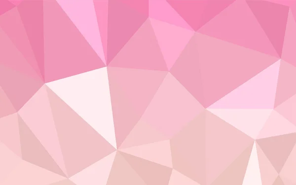 Fond Polygonal Vecteur Rose Clair Échantillon Aux Formes Polygonales Meilleur — Image vectorielle