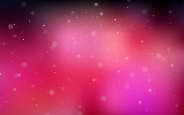 Koyu kırmızı vektör arkaplanı ve Xmas kar taneleri. Buz kristalleri ile soyut resimleme. Bu kalıp yeni yıl broşürleri için kullanılabilir.