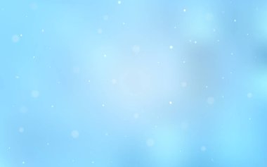 Çember şekilli açık mavi vektör düzeni. Doğa tarzında bulanık halkaları olan güzel renkli çizimler. Marka kitabın için tamamen yeni bir şablon.