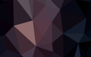 Koyu pembe vektör üçgen mozaik kapak. Tamamen yeni bir renk illüstrasyon poligonal bir tarzda. İş tasarımınız için yeni stil.