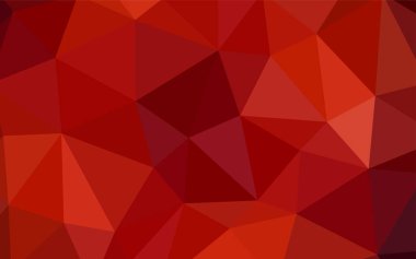 Işık turuncu vektör soyut mozaik arka plan. Noktalı resim stili üçgenler ile yaratıcı çizimde. İş tasarımınız için yeni stil.