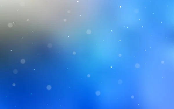 Hellblauer Vektorhintergrund Mit Blasen Verschwommene Blasen Auf Abstraktem Hintergrund Mit — Stockvektor