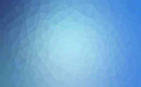 浅蓝色矢量三角形镶嵌罩 具有渐变的折纸风格的创造性几何插图 网站的多边形设计 — 图库矢量图片