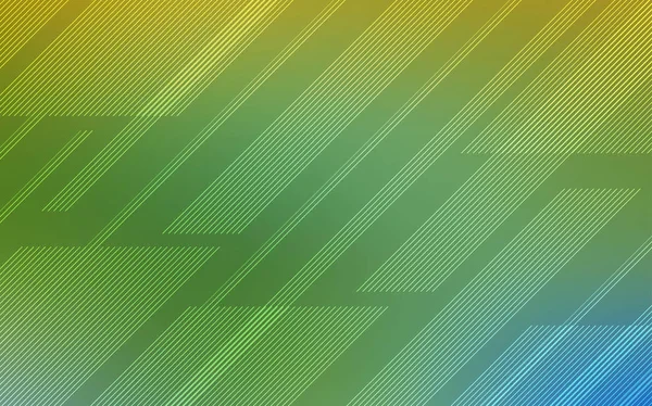 Hellgrüne Gelbe Vektorschablone Mit Wiederholten Sticks Moderne Geometrische Abstrakte Illustration — Stockvektor