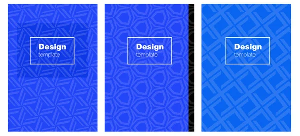 リーフレットの光青いベクトル レイアウト カラフルな抽象的な背景にテキスト ボックスとブックレット チラシ 小冊子のパターン — ストックベクタ